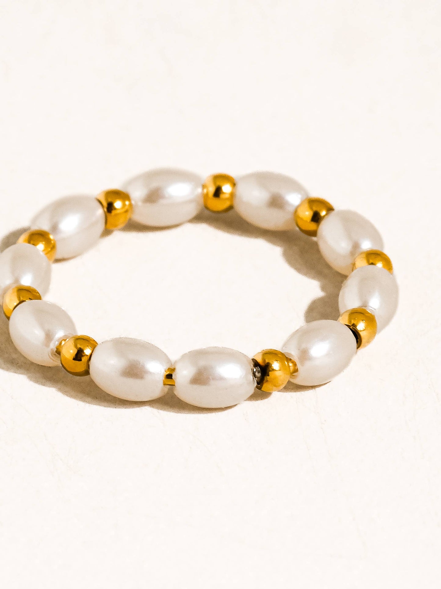 Pearl Beaded Ring
