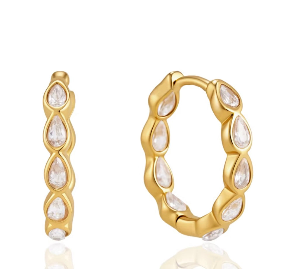 The Teardrop Hoops