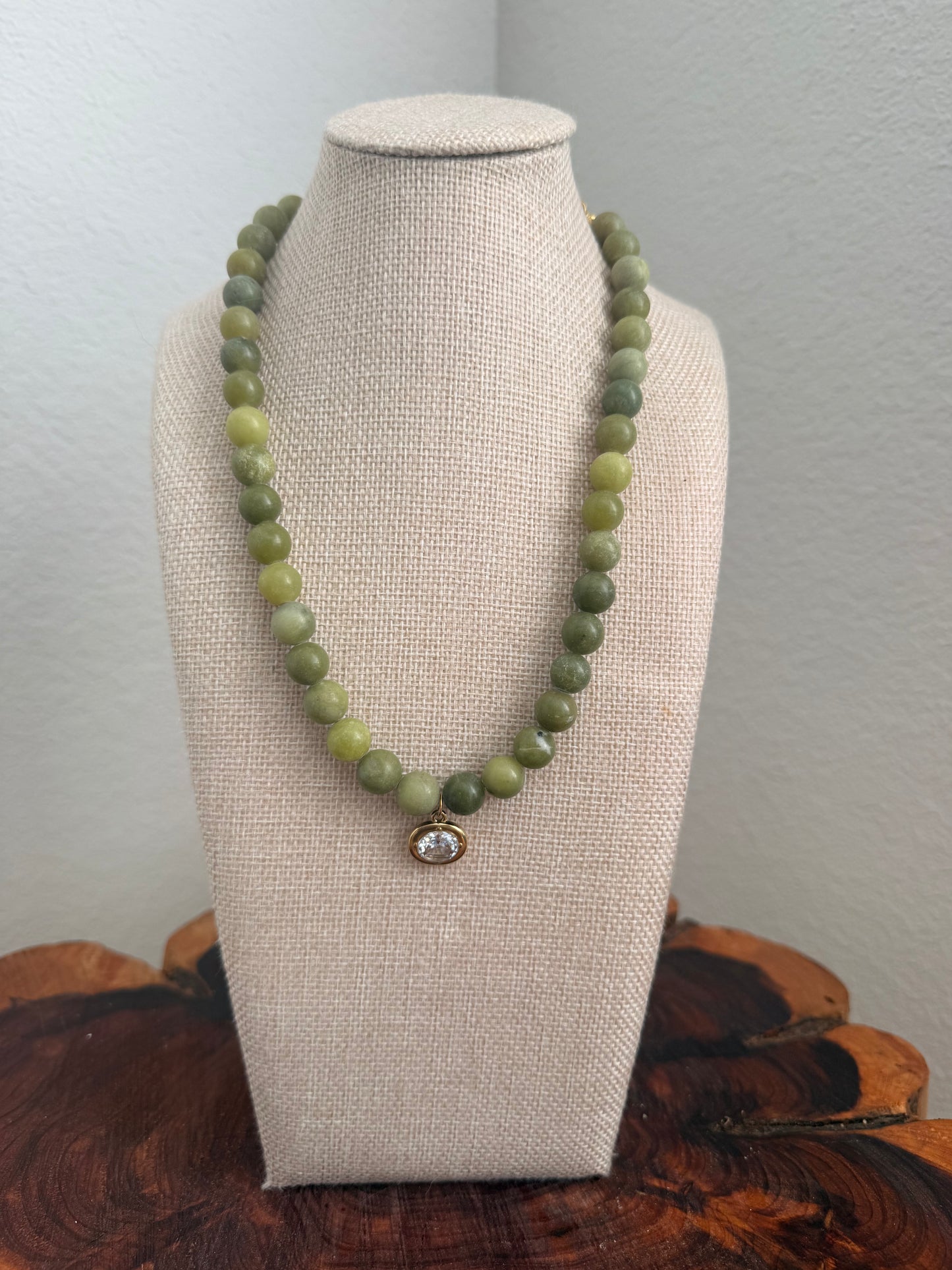 Green Pendant Necklace