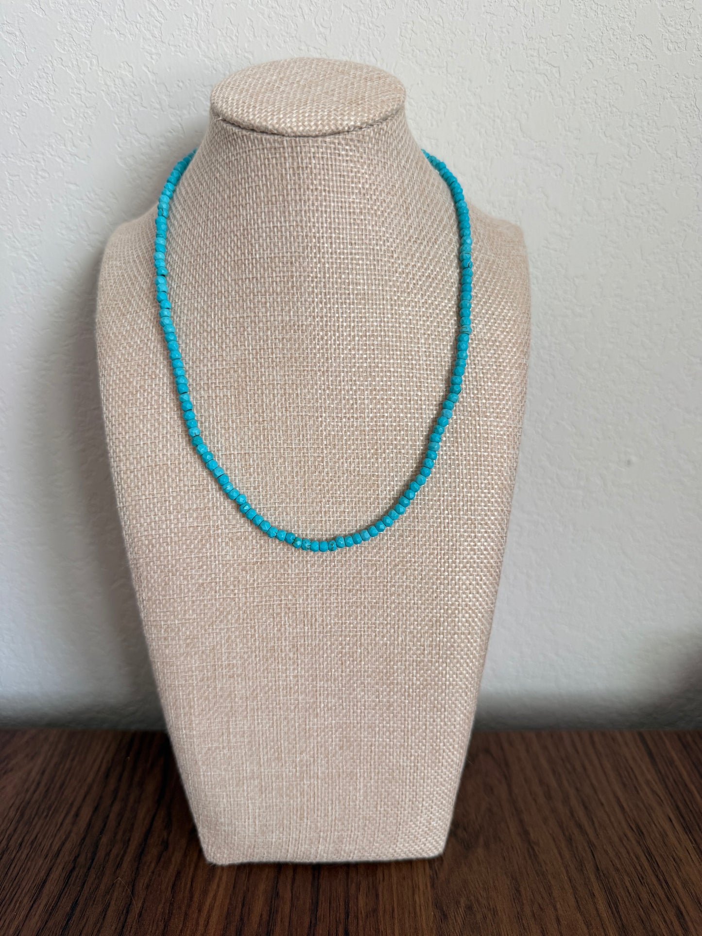 Mini Turquoise Beaded Necklace