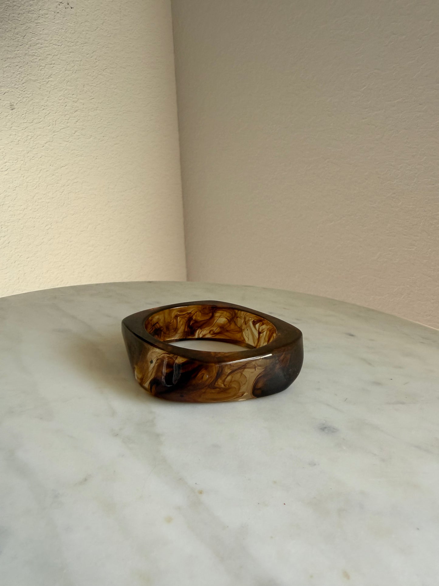 Acrylic Bracelet- Brown