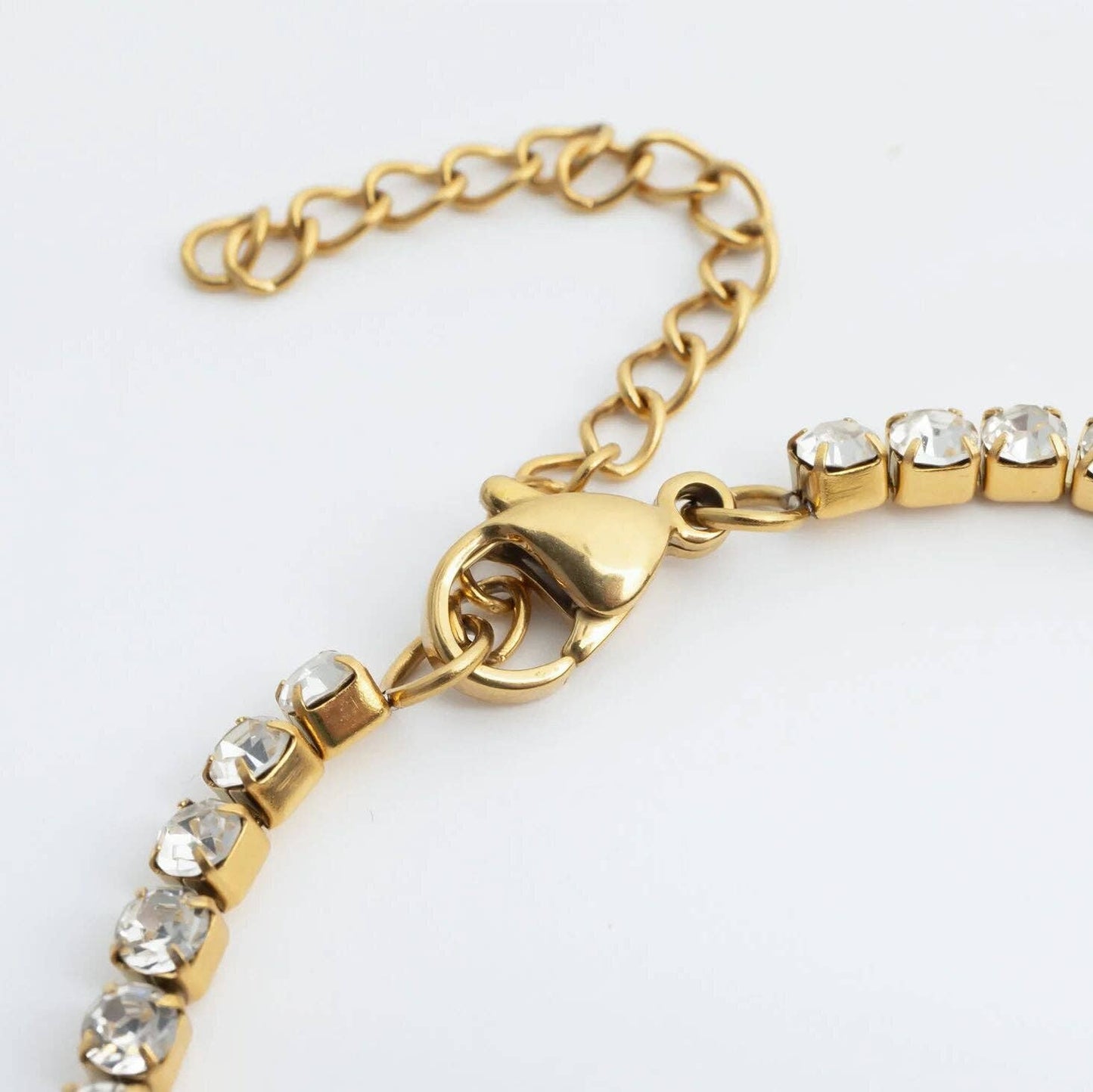 Oval Tennis Chain Bracelet