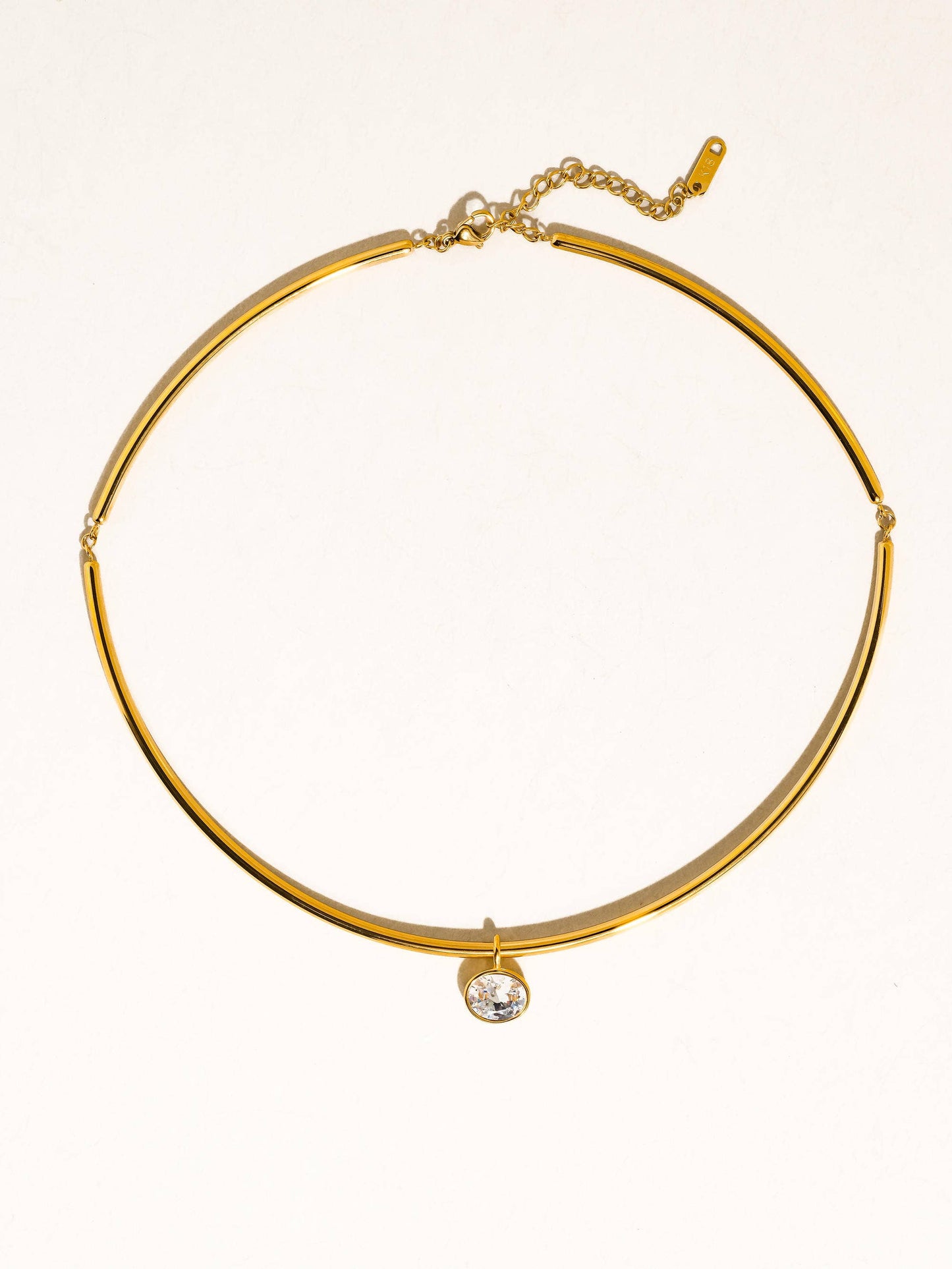 Bezel Choker Necklace