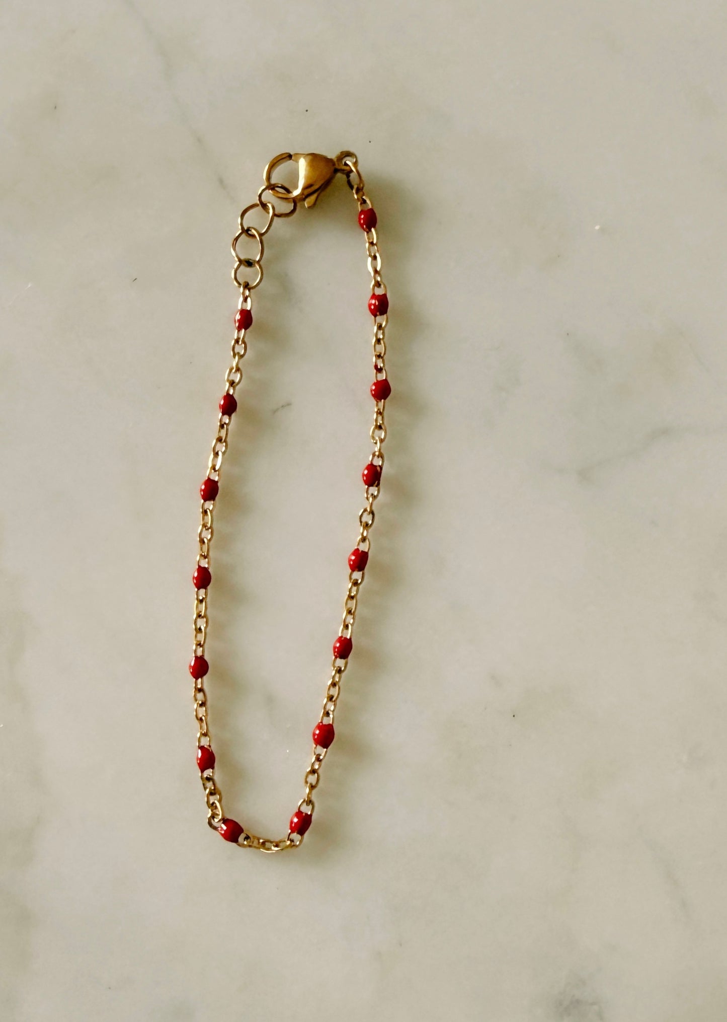 Red Chain Bracelet