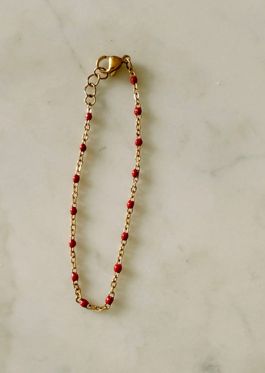 Red Chain Bracelet