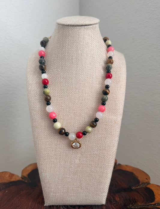 Multicolor Pendant Necklace