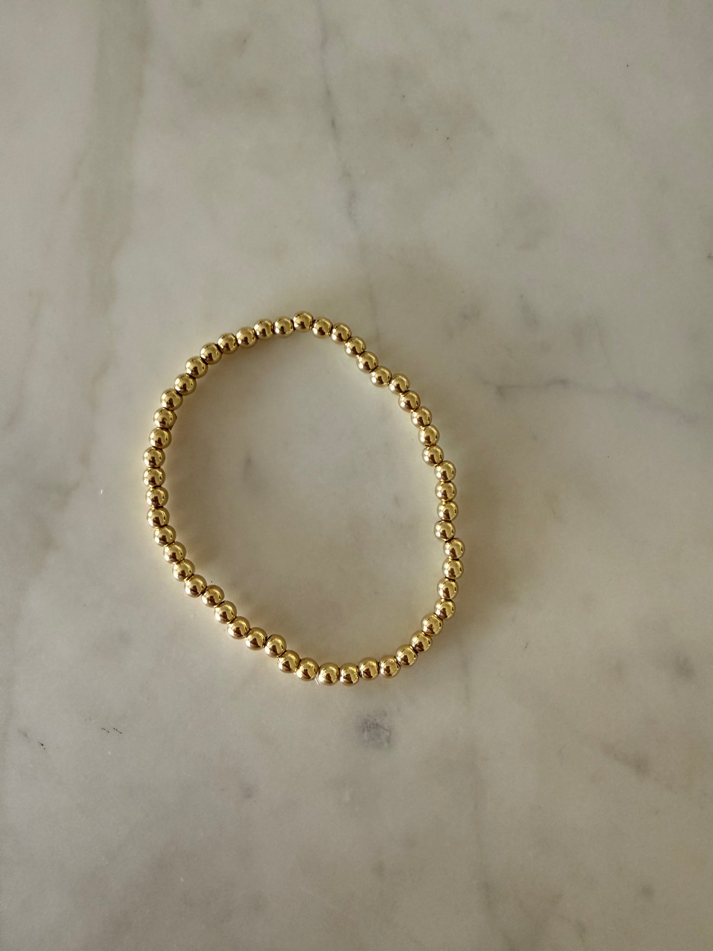 Gold Beaded Bracelet