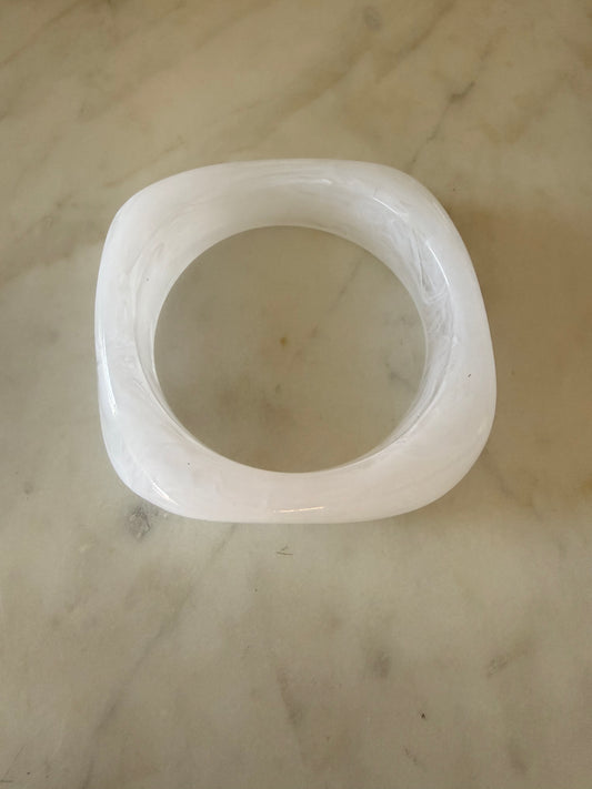 Acrylic Bracelet- White