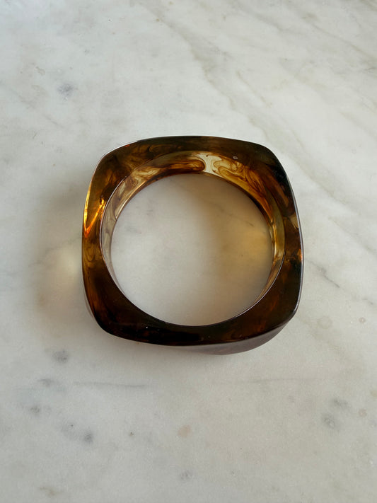 Acrylic Bracelet- Brown