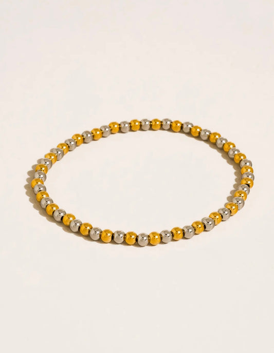 Two-Toned Beaded Bracelet