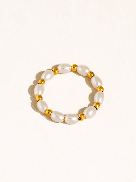 Pearl Beaded Ring