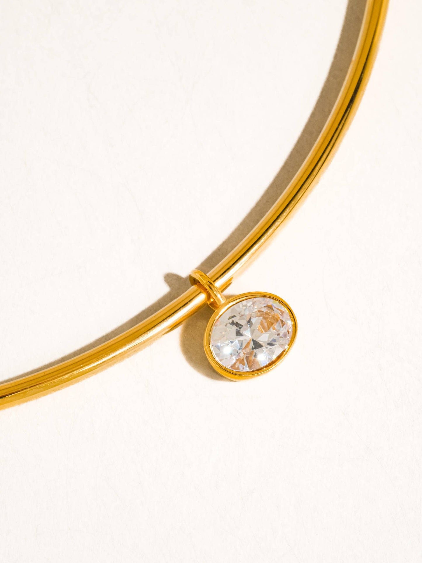 Bezel Choker Necklace