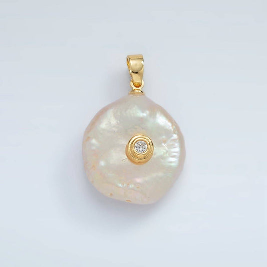 24K Gold Filled Freshwater Pearl Pendant