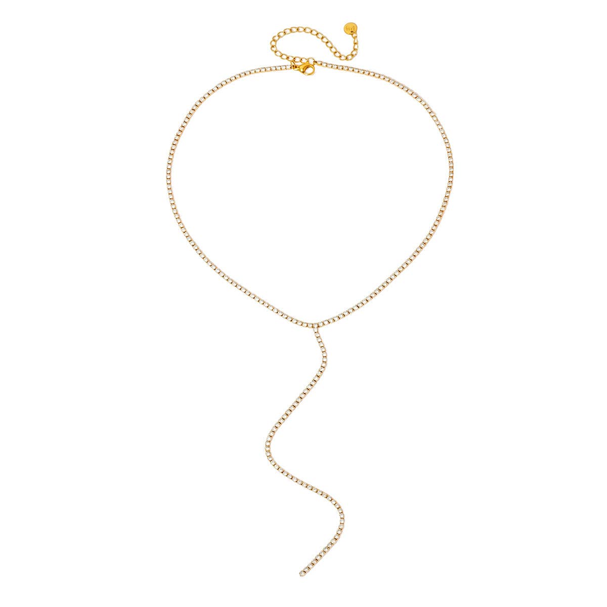 Tennis Lariat Necklace
