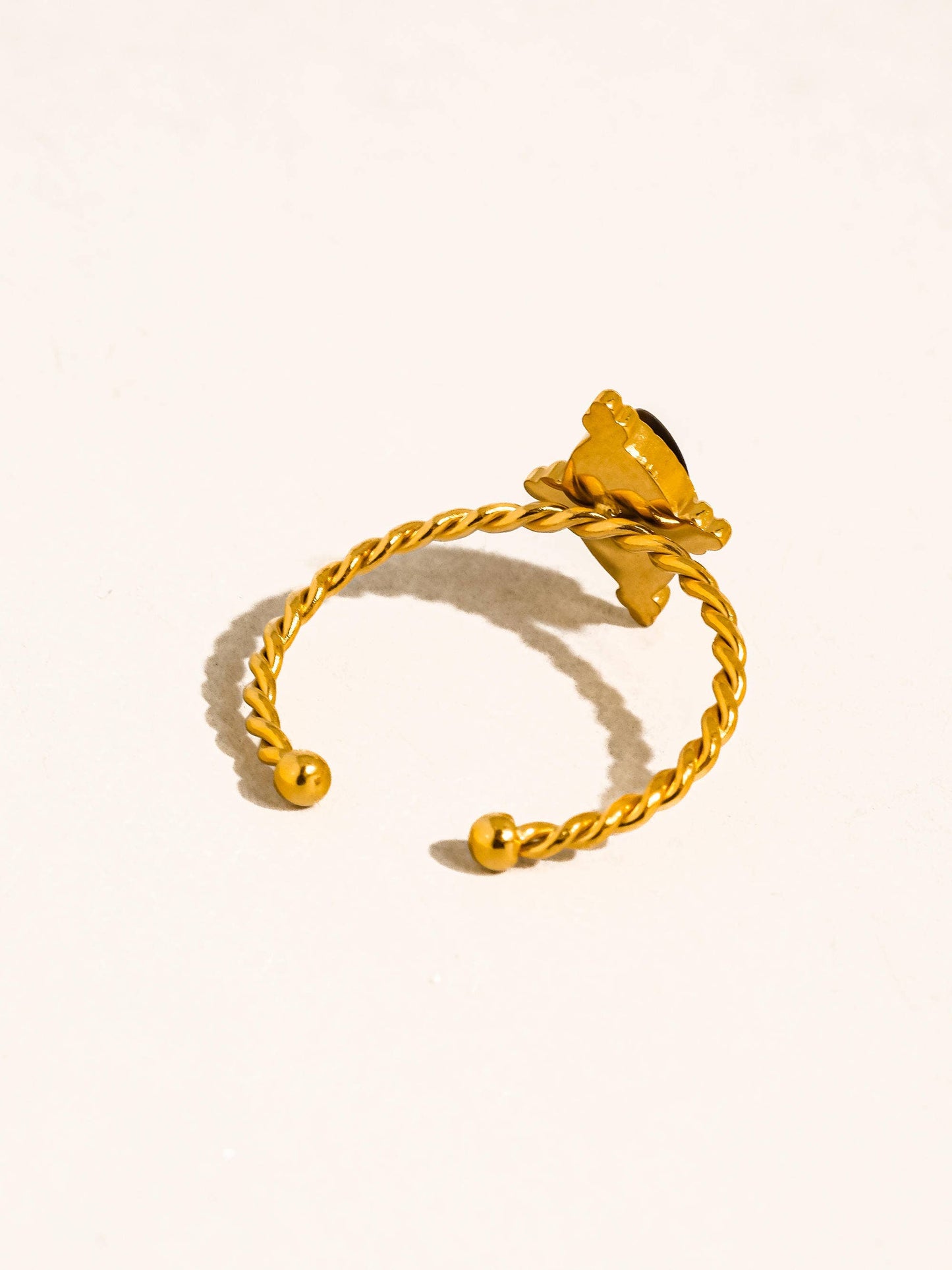 Brown Gemstone Ring