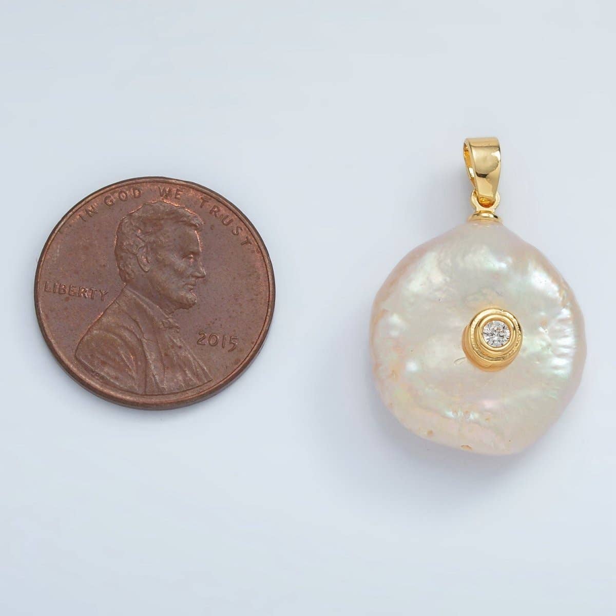 24K Gold Filled Freshwater Pearl Pendant