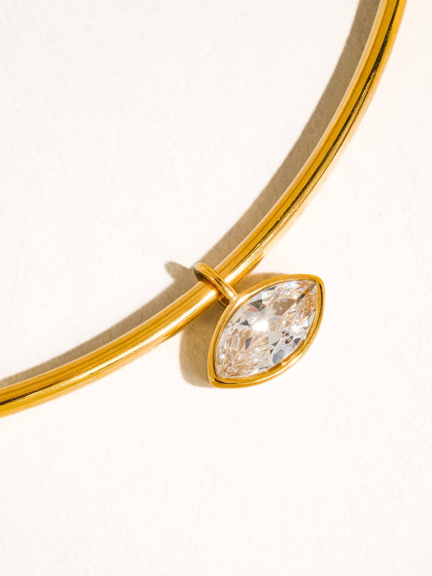 Bezel Choker Necklace